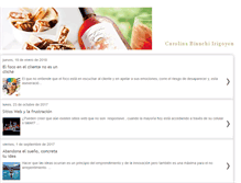 Tablet Screenshot of carolinabianchi.com